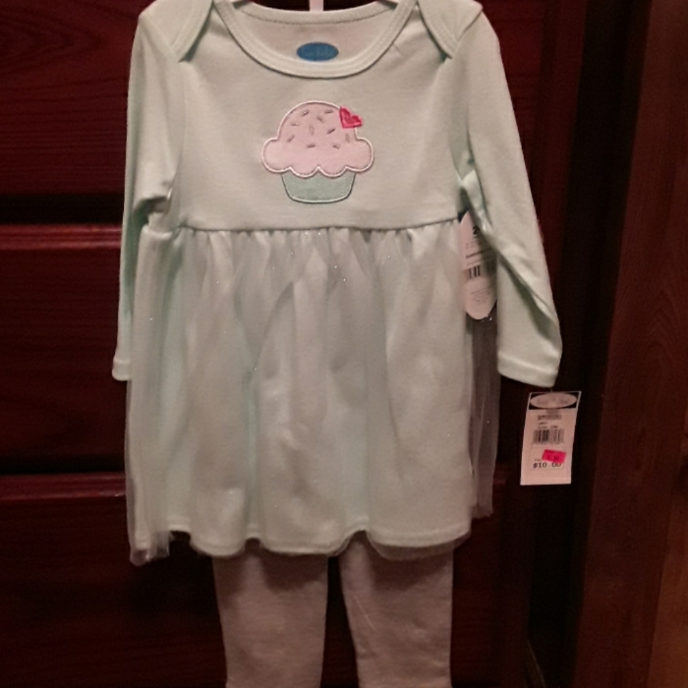 24 month girl cupcake outfit